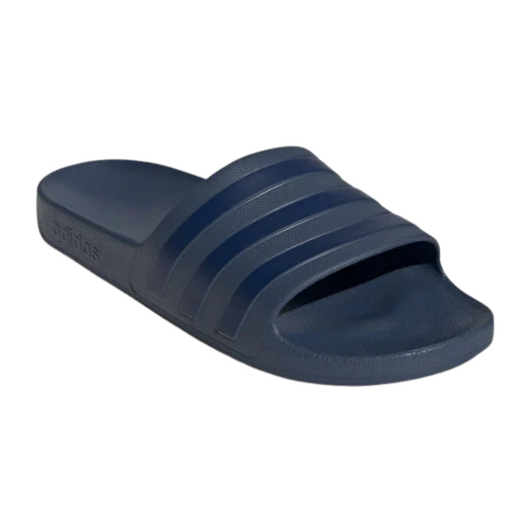 adidas Men's Adilette Aqua Slides (Preloved Ink / Dark Blue)