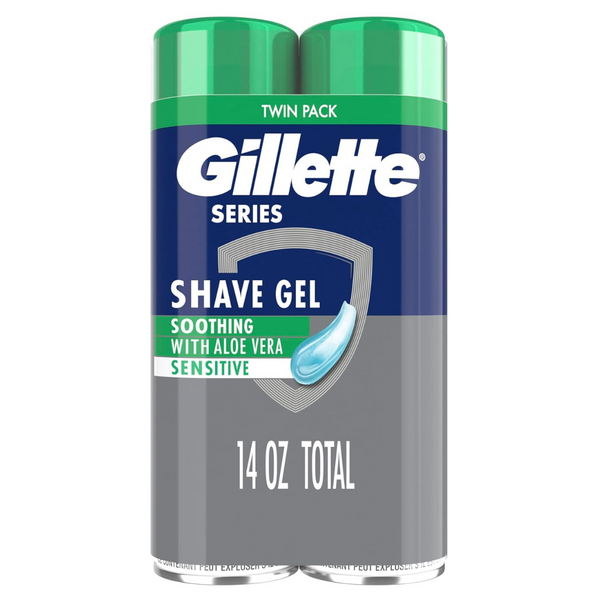 Pack Of 2 Gillette Series 3X Action Shave Gel (7.0 Oz )