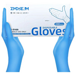 200-Count ZMDREAM 4-mil Nitrile Latex-Free Gloves