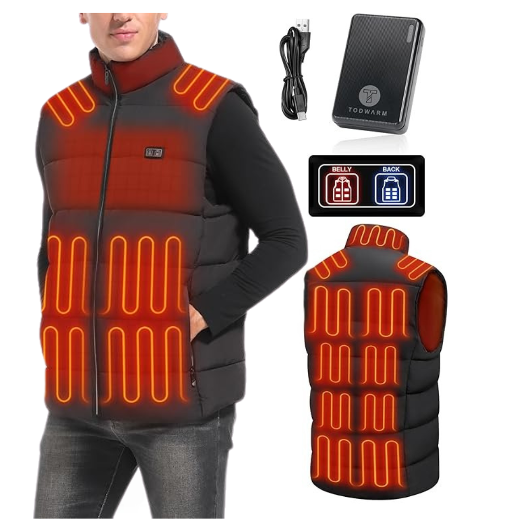 Men's Electric Smart Battery Full Coverage Heated Vest
