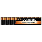 10-Count Duracell Coppertop D Alkaline Batteries