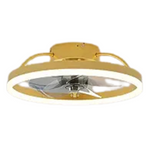 15.7" Modern Bladeless Low Profile Ceiling Fan