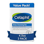 3-Pack 4.5 Oz Cetaphil Deep Cleansing Face & Body Bar