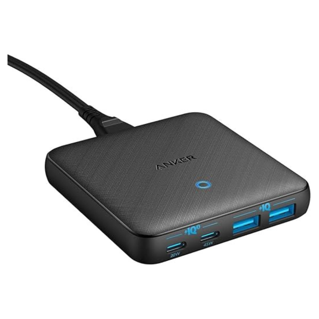 Anker 4-Port Slim Fast Wall Charger With Dual USB-C Ports
