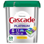 59-Count Cascade Platinum Dishwasher Pods (Lemon Or Fresh)