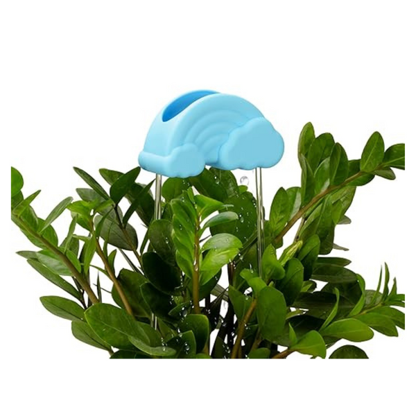 2 Pcs Self Watering Spikes Silicone Rainbow Plant Waterer