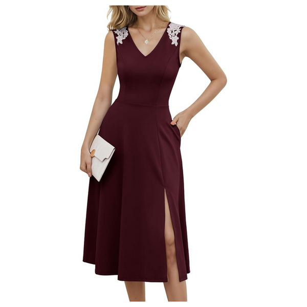 2025 Women's Sleeveless Cocktail Party Dress
