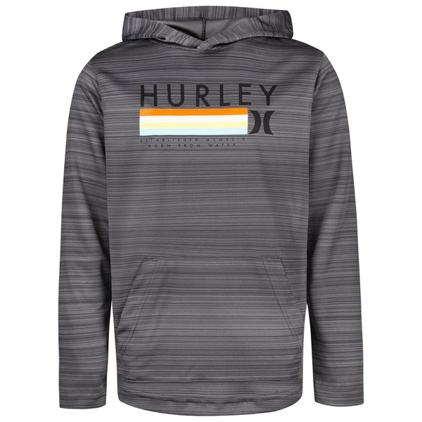 Hurley Boy's Long Sleeve Hooded Graphic T-Shirt