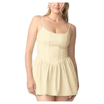 Women's Sweet Solstice Linen Fit & Flare Dress