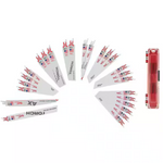 25-Piece Milwaukee Sawzall Demolition Bi-Metal Reciprocating Saw Blade Set