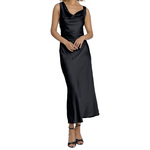 Maggy London Women's Maxi Scoop Neck Sheath Dress