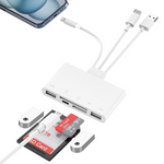 5-in-1 Memory Card Reader-Apple MFi Certified