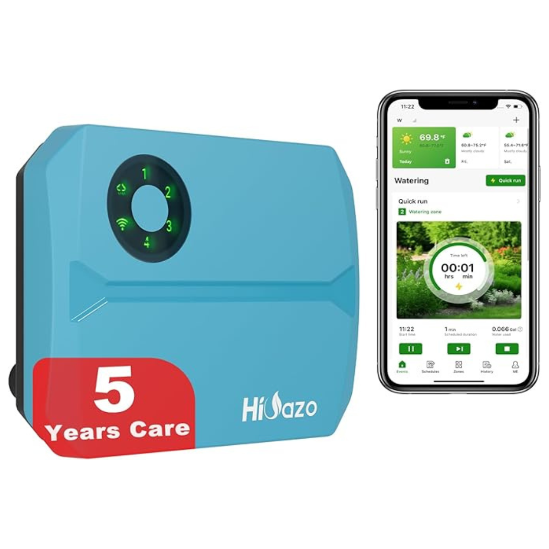 4-Zone & 16 Plans Smart Sprinklers Controller