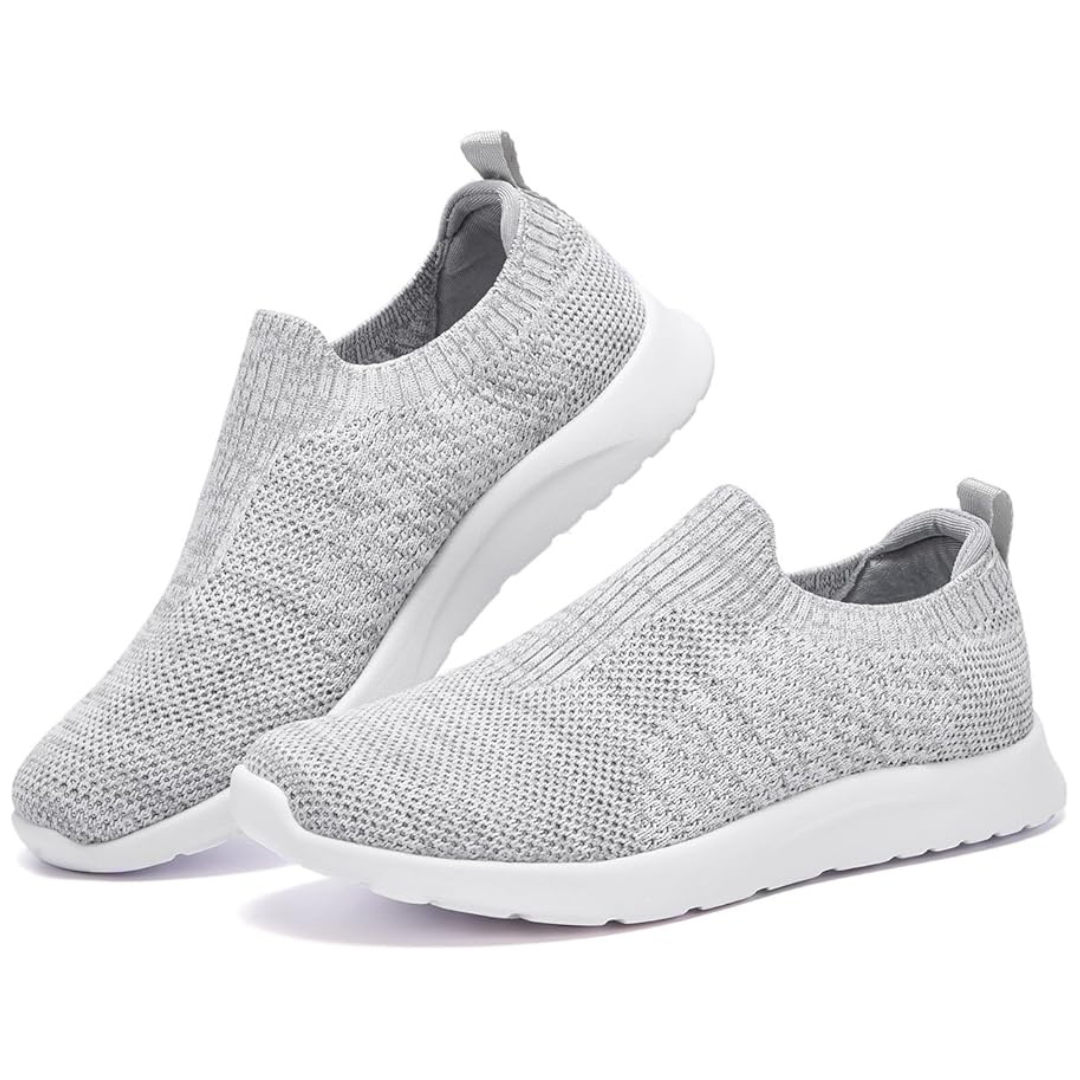 Women's Lightweight Stretch Knit Slip On Comfort Walking Shoes