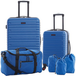 6-Piece Travelers Club Orion Luggage & Travel Accessories with Spinner Wheels