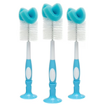 3-Pack Dr. Brown's Baby Bottle Cleaning Brush w/ Sponge & Scrubber