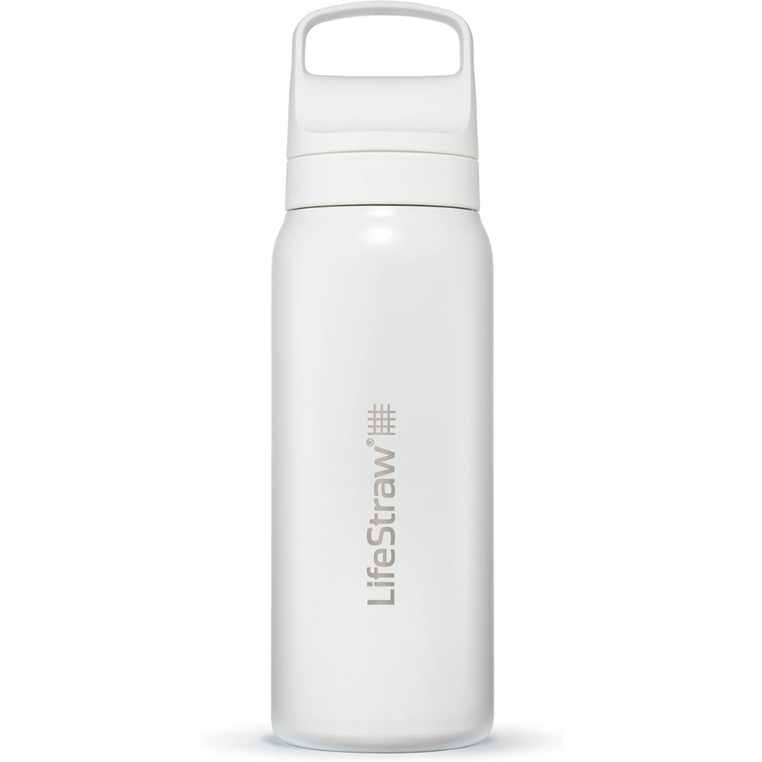 Insulated Stainless Steel Water Bottle W/ Filter (24oz)