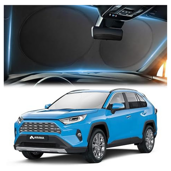 64" x 32" Heat & Light-Proof UV Blocking Car Windshield Sunshade
