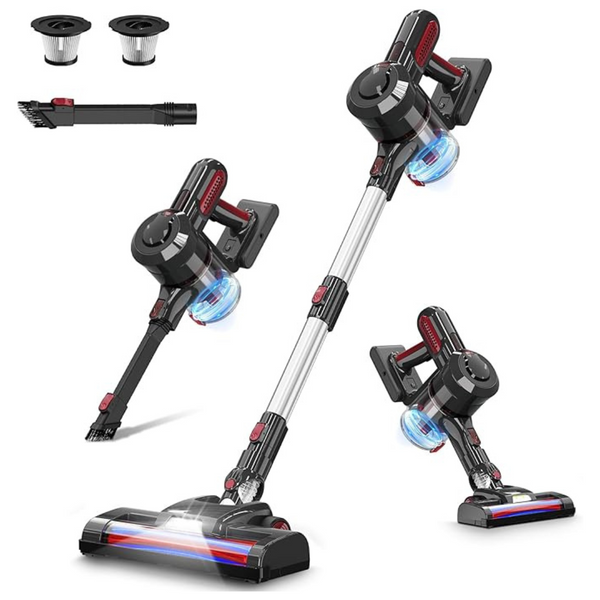 8-In-1 Lightweight 30Kpa/210W Stick Cordless Vacuum Cleaner