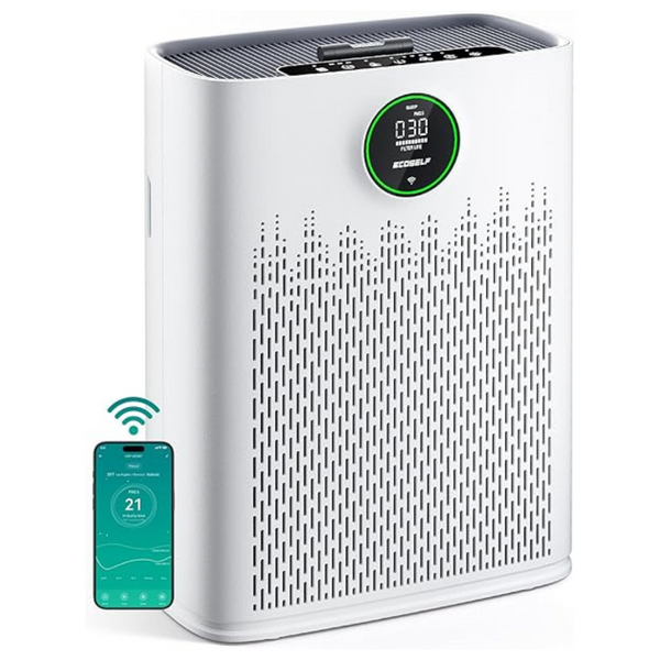 Smart AQI Display 22dB Sleep Mode & Aromatherapy Air Purifier