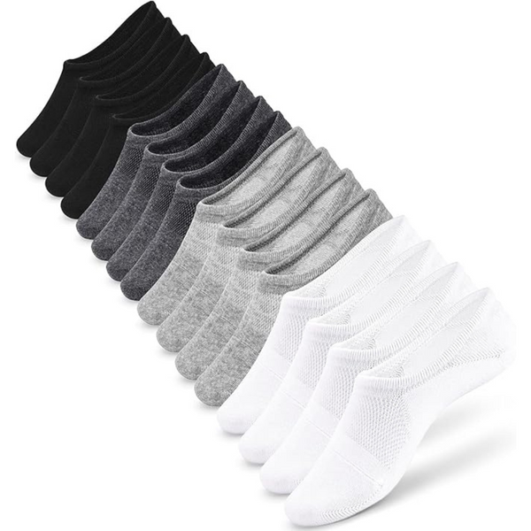 8-Pairs IDEGG Men's No Show Low Cut Ankle Short Socks