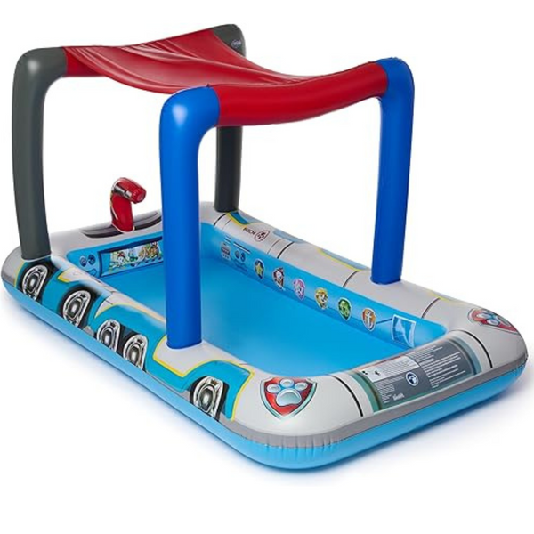 SwimWays Paw Patrol Pool Patroller Deluxe Inflatable Above Ground Pool