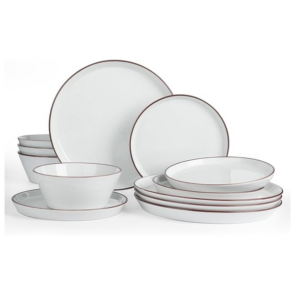 12-Piece Famiware Stoneware Dinnerware Sets