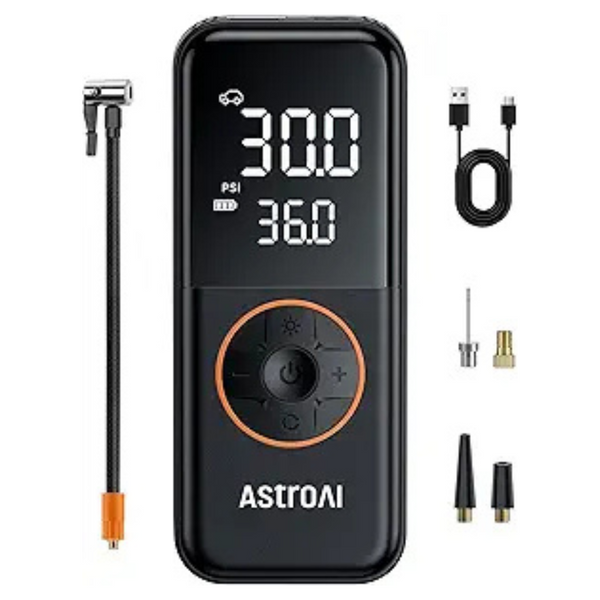 AstroAI L4 150PSI Tire Inflator Portable Air Compressor For Car Tires