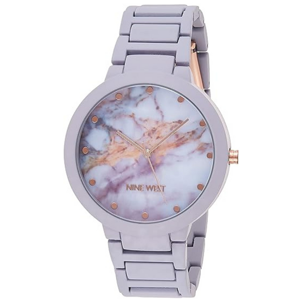 Nine West Women's 40 mm Rubberized Bracelet Watch