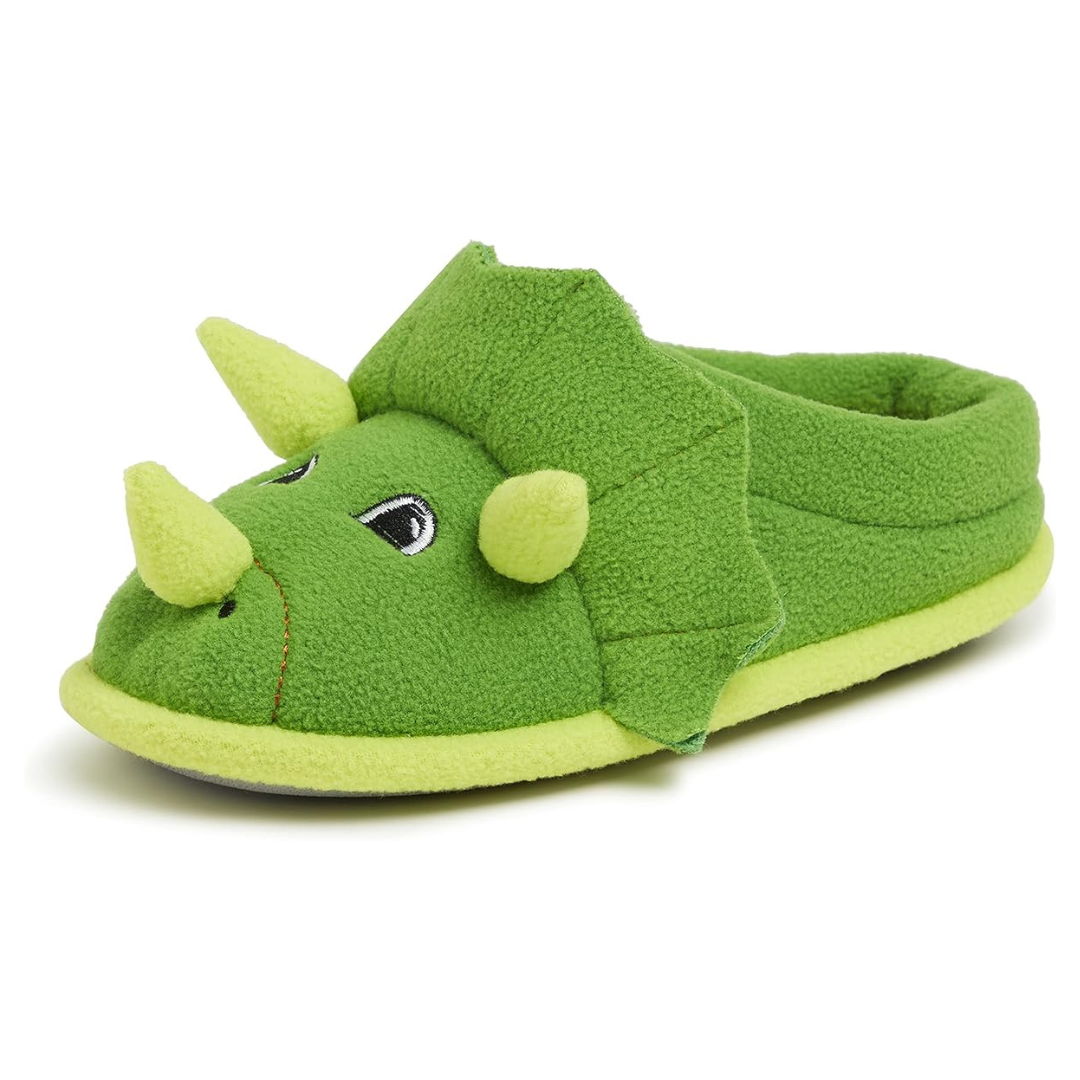 Dearfoams Kid's Peyton Animal Slip On Clog House Slipper
