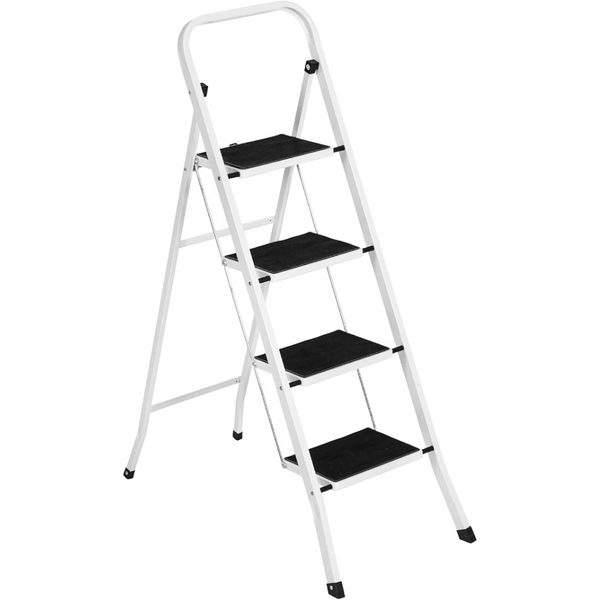 330lbs Best Choice Products 4-Step Folding Steel Ladder