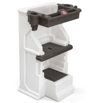 Step2 Mobile Helper, Toddler Step Stool & Tower Stand, Adjustable Height & Built-In Storage