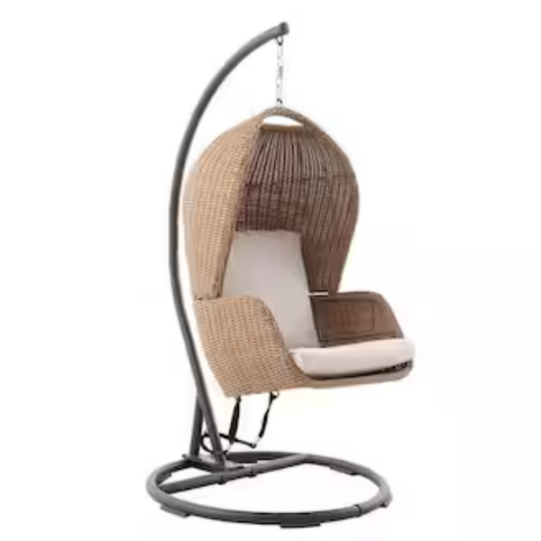 Melrose Park Closed Weave Wicker Patio Swing