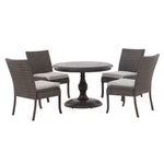 5-Piece Hampton Bay Windsor Wicker Dining Set