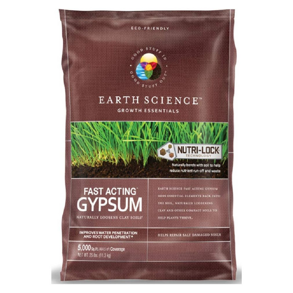 25 Lb Earth Science Fast Acting Gypsum