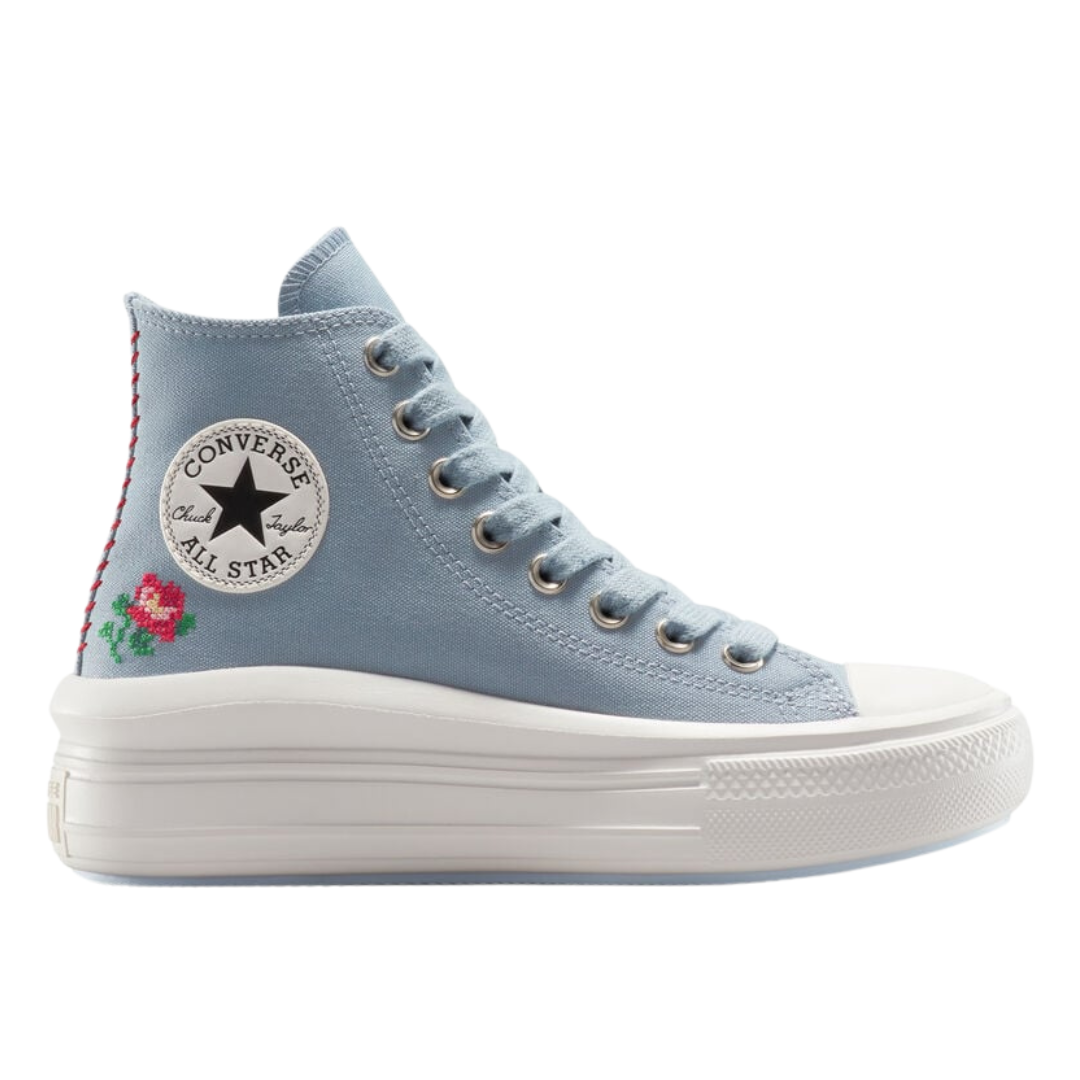 Converse Women's Chuck Taylor All Star Move Rose Cross Stitch Shoes