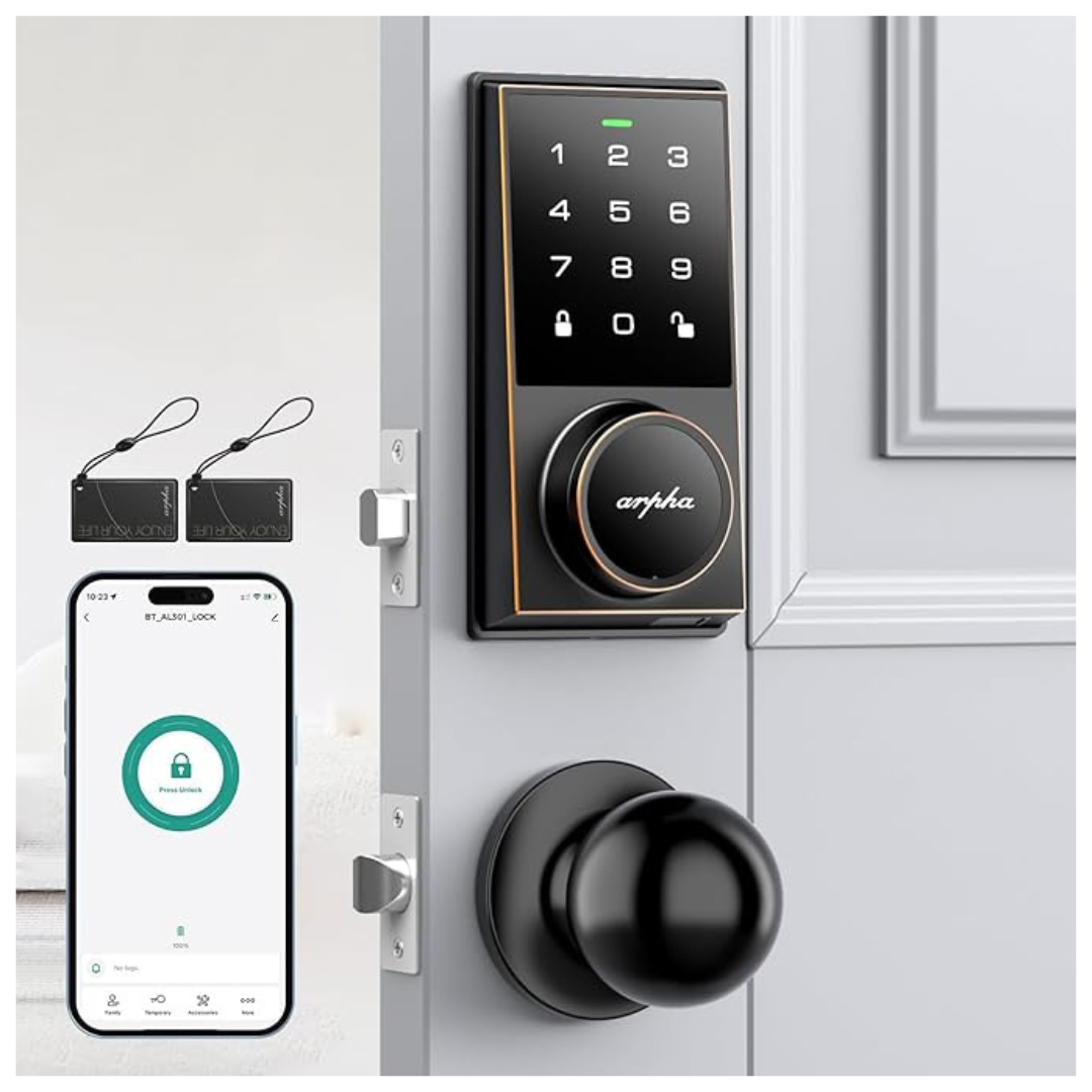 5-In-1 Keyless Entry Door Lock Deadbolt