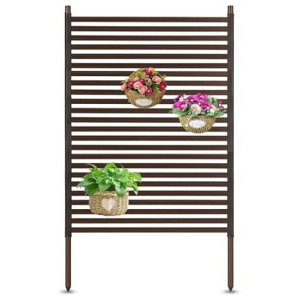 Lalahoni Metal Privacy Fence Screen (3W x 4 Ft H)
