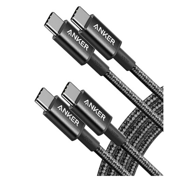 2-Pack Anker 333 6ft USB-C To USB-C Charging Cables