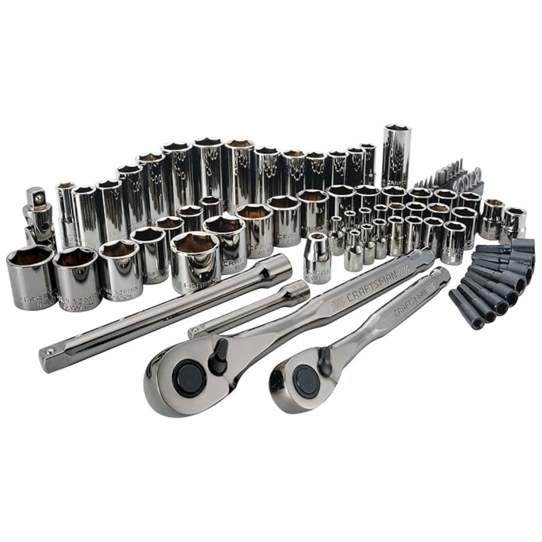 81-Piece Craftsman SAE/Metric Mechanics Tool Set
