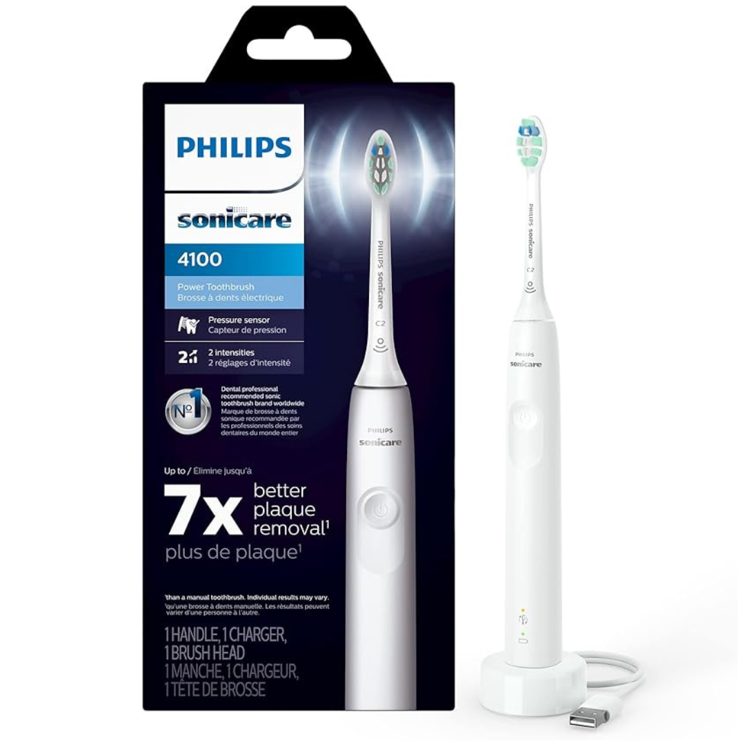 Philips 4100 Rechargeable Electric Toothbrush + $1.50 Amazon Credit