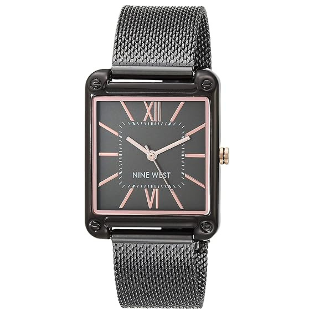 Nine West Women's Japanese Quartz Watch With Stainless Steel Strap