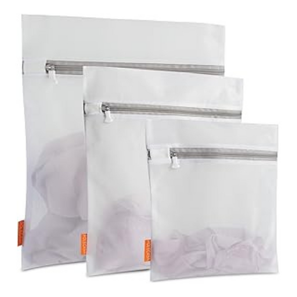 3-Pack Polecasa Premium Mesh Laundry Bags With Sturdy Zipper