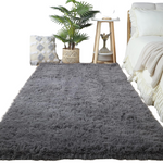 Caiyuecs 4ft x 6ft Soft Plush Furry Fuzzy Shag Shaggy Area Rugs