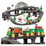 Deluxe Electric Toy Train Set For Toddlers-110 Pcs