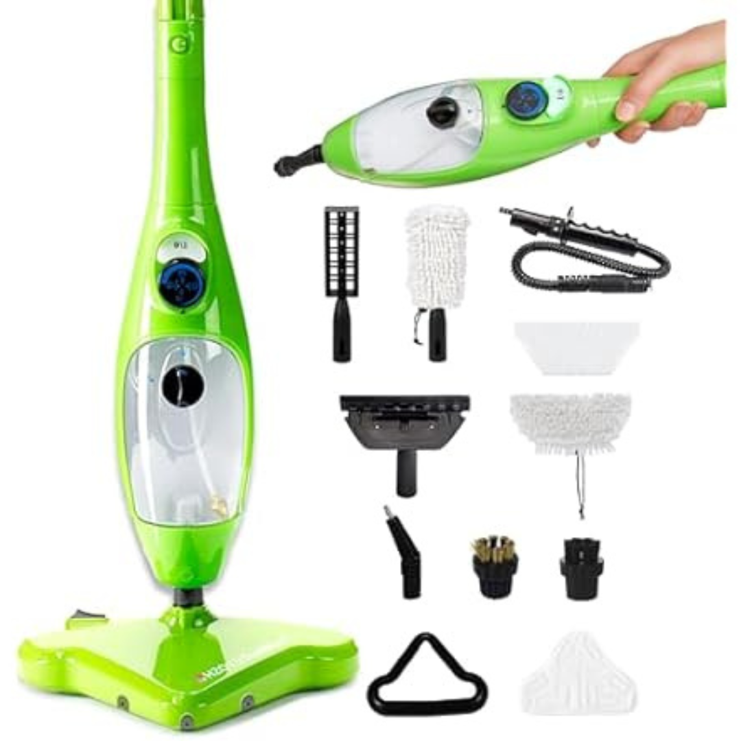 H2O MOP X5 Steam Mop With Dualblast Head & Handheld Steam Cleaner