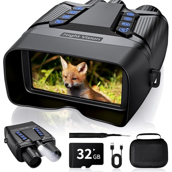 4K HD 40MP Rechargeable Infrared Night Vision Goggles