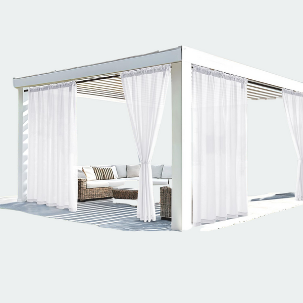 2-Panels 52" x 84" Privacy Outdoor Curtains