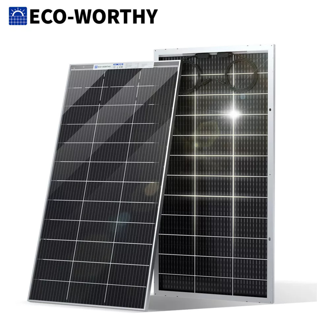 Bifacial 100W 12V Monocrystalline Solar Panel
