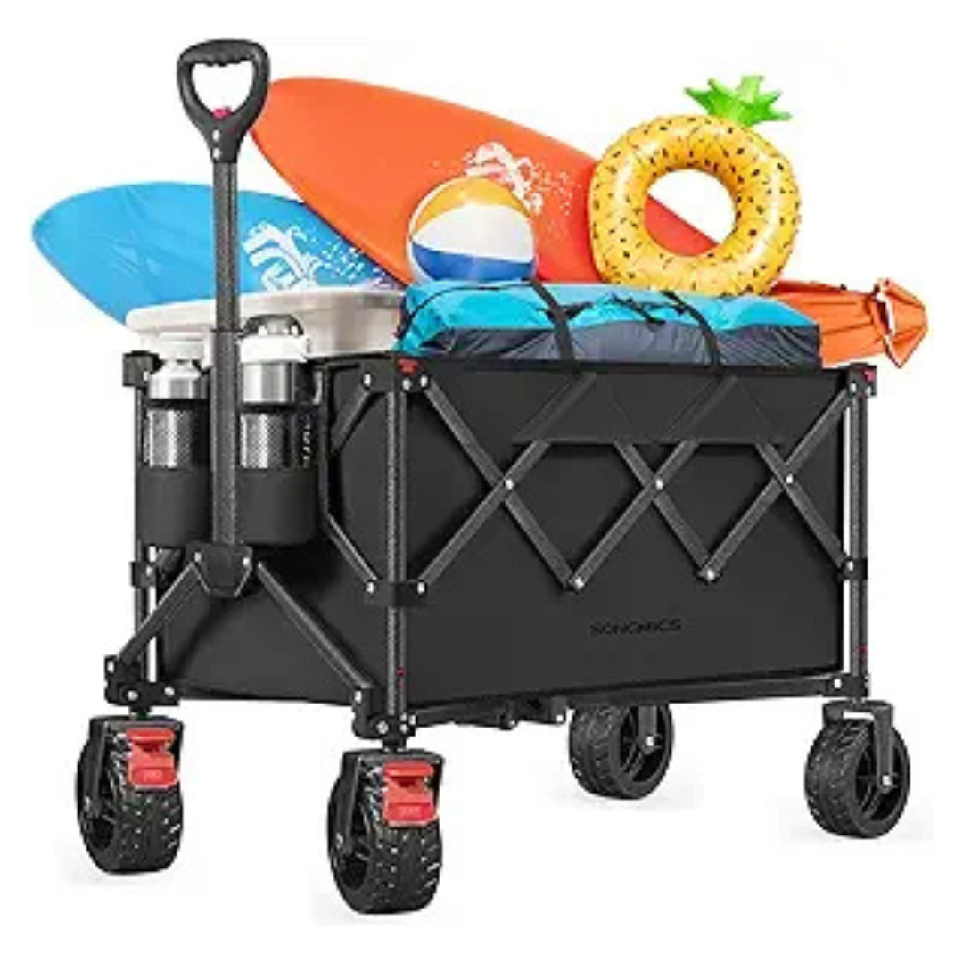 40-Gallon Collaspible Foldable Wagon Carts